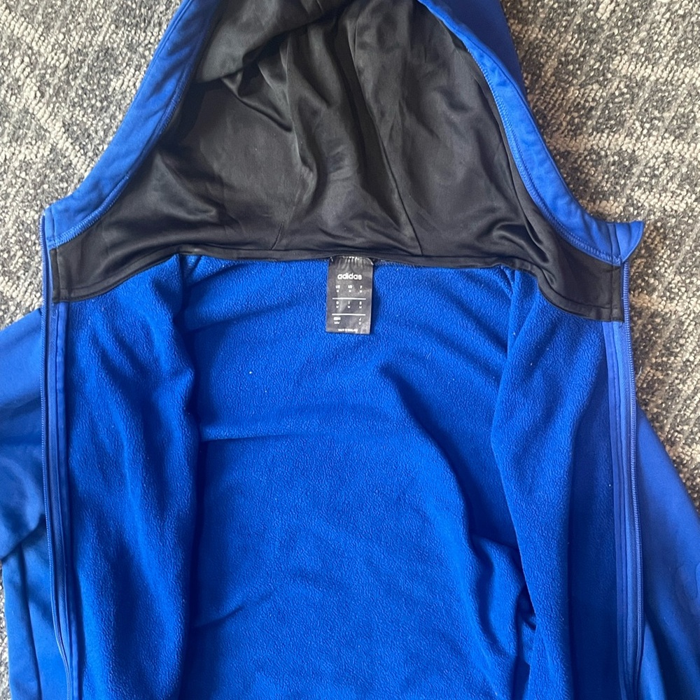 *LIKE NEW* | Used and Washed | Adidas Royal Blue Zip-Up Jacket